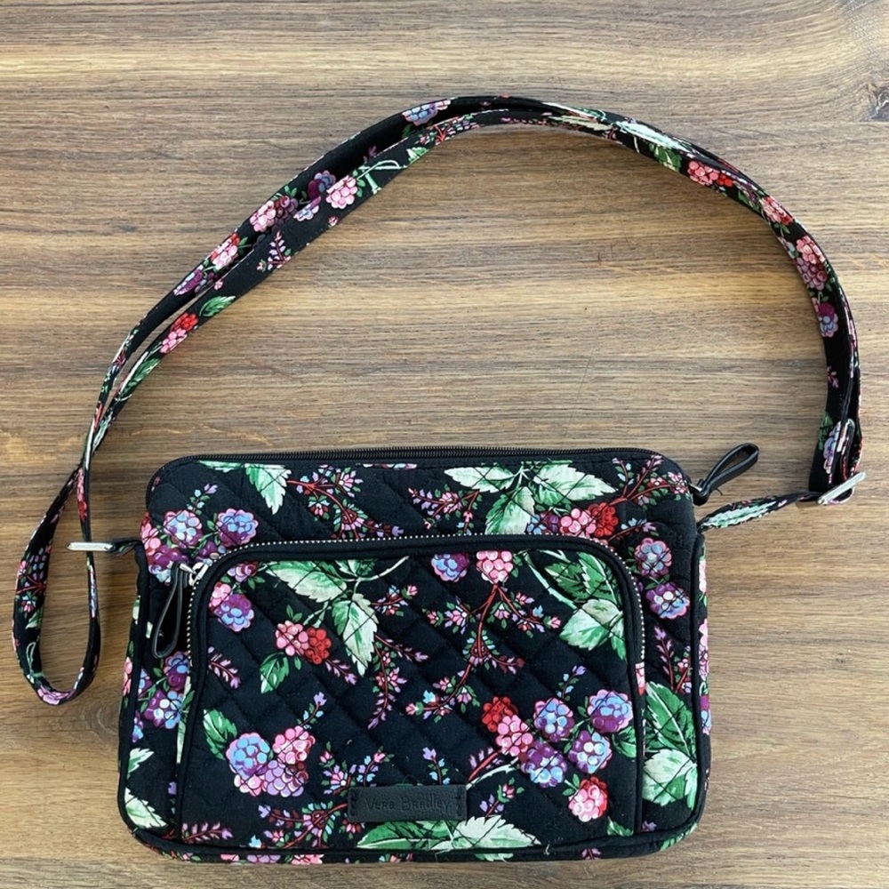 Vera Bradley Winter Berry Quilted Crossbody Bag